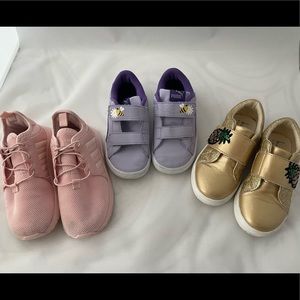 Girl Sneakers shoes Size 10 bundle
